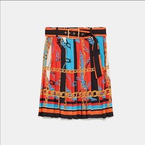 Zara pleated skirt